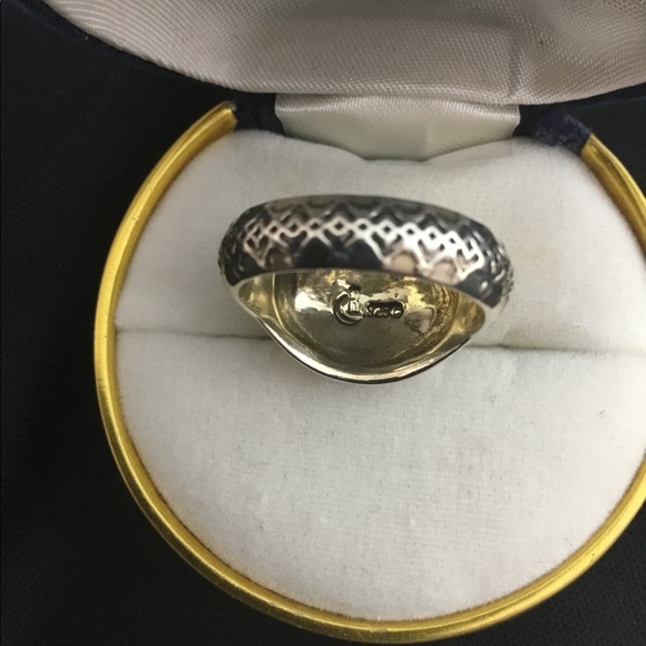 Carolyn Pollack Sterling Silver Carnelian Ring - Picture 5 of 6